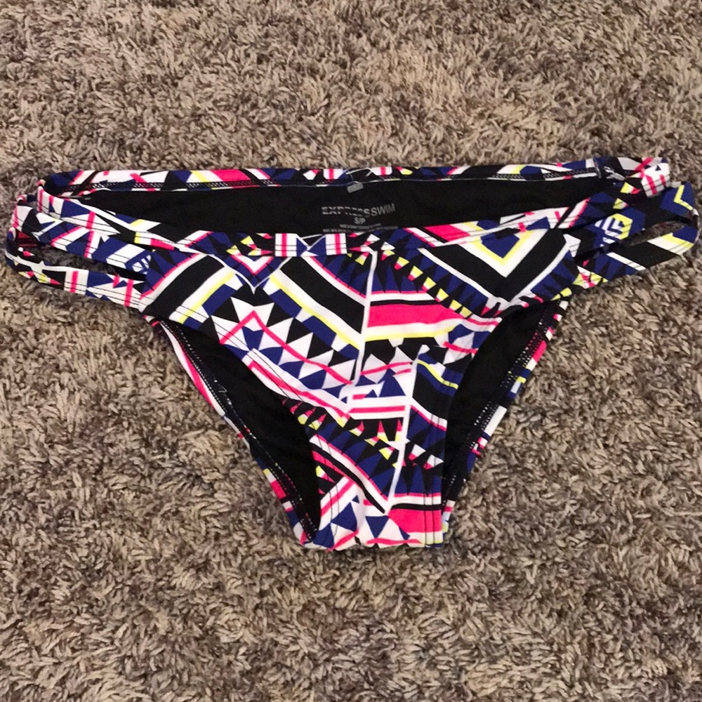 Express | tribal cheeky swim bottoms